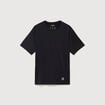 T-shirt col rond manches courtes noir homme