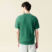 Polo cintré manches courtes vert homme