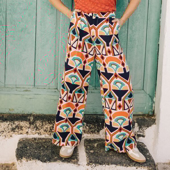 Pantalon Fluide Pantalon Ete 2021 Femme Pantalon Ample Pantalon