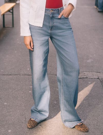 Jeans large taille standard denim used femme