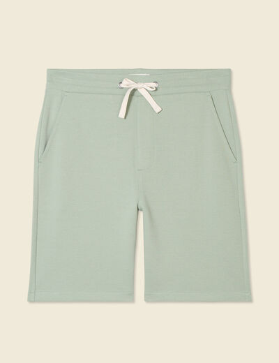 Short éco-responsable vert olive homme