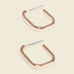 Boucles d'oreilles créoles couleur or femme
