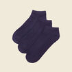 Lot 3 paires chaussettes bleu marine homme