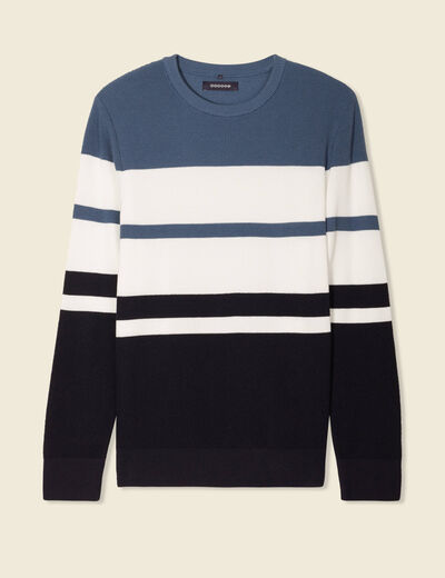 Pull manches longues ecru homme