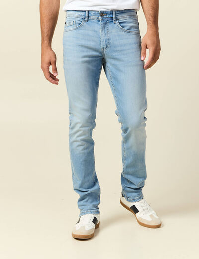 Jeans slim denim used homme