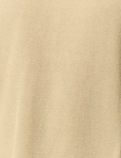 T-shirt ample en coton manches courtes beige fonce homme