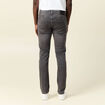 Jeans slim éco-responsable denim gris homme