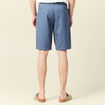 Bermuda droit bleu foncé homme