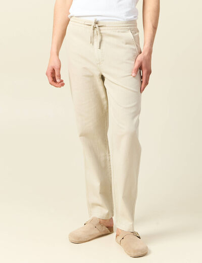 Pantalon chino sable homme