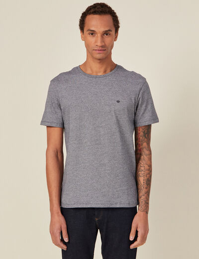 T-shirt éco-responsable bleu marine homme