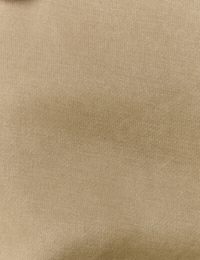 Bermuda éco-responsable taupe homme