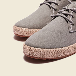 espadrilles a lacets vert kaki homme Espadrilles à lacets vert kaki homme