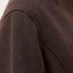 Veste oversize courte col tailleur marron fonc&eacute; femme