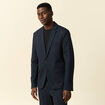 Veste blazer stretch bleu marine homme