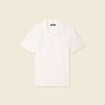 Polo manches courtes ecru homme