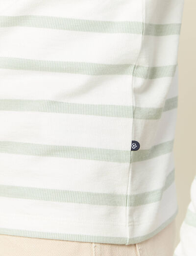 T-shirt manches longues vert clair homme