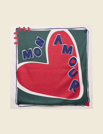 Foulard multicolore femme
