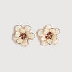 Boucles d'oreilles ivoire femme