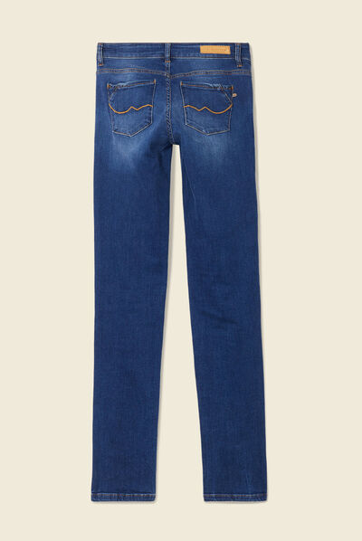 Jeans Camille - slim denim stone femme