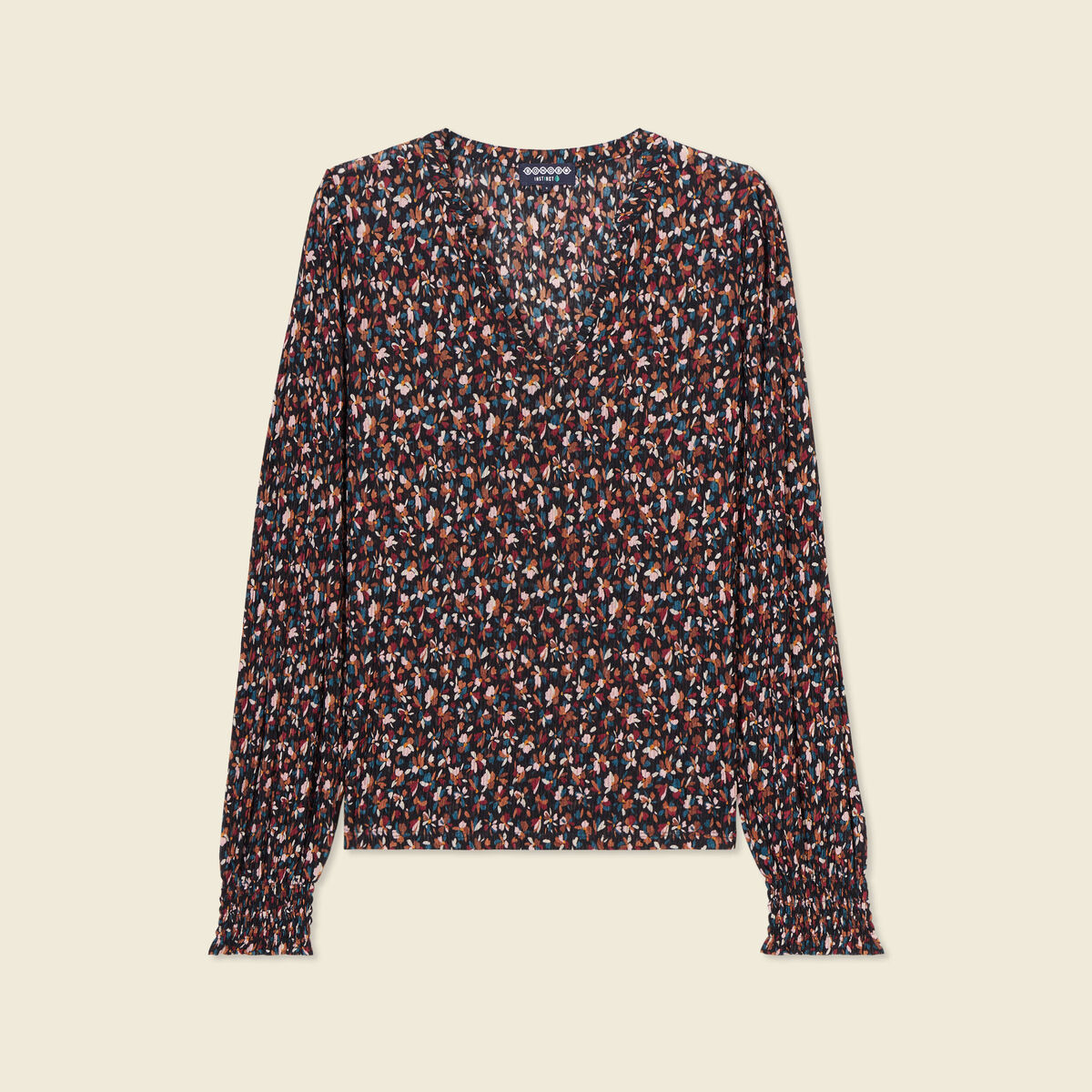 T-shirt éco-responsable multicolore femme