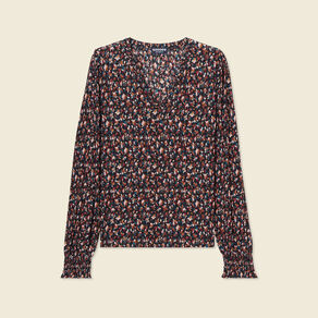 T-shirt éco-responsable multicolore femme