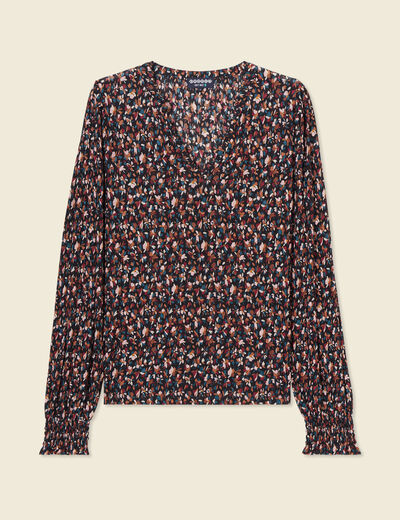 T-shirt éco-responsable multicolore femme