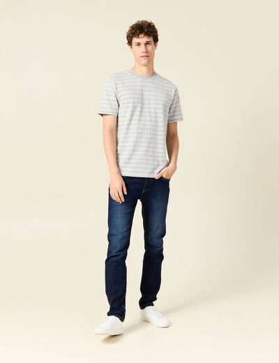 T-shirt manches courtes gris foncé homme