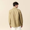 Veste oversize poches rabat taupe homme