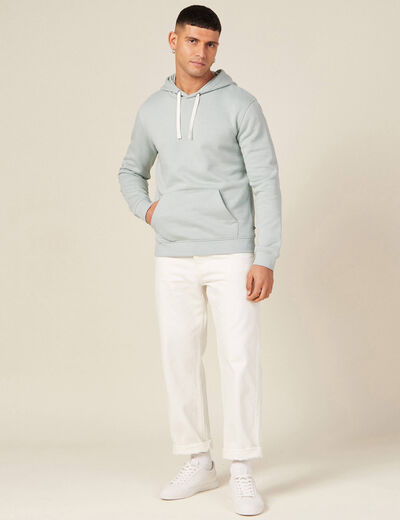 Sweat manches longues vert homme