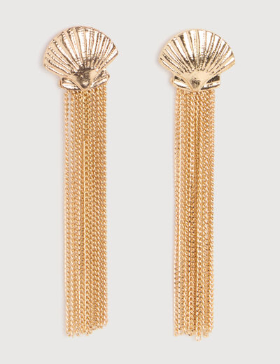 Boucles d'oreilles couleur or femme