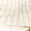Pull manches longues col bardot ecru femme