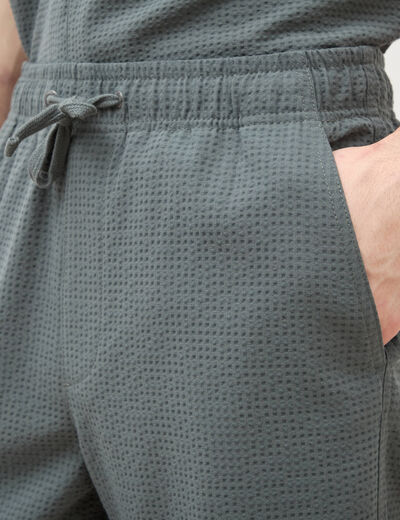 Bermuda vert kaki homme