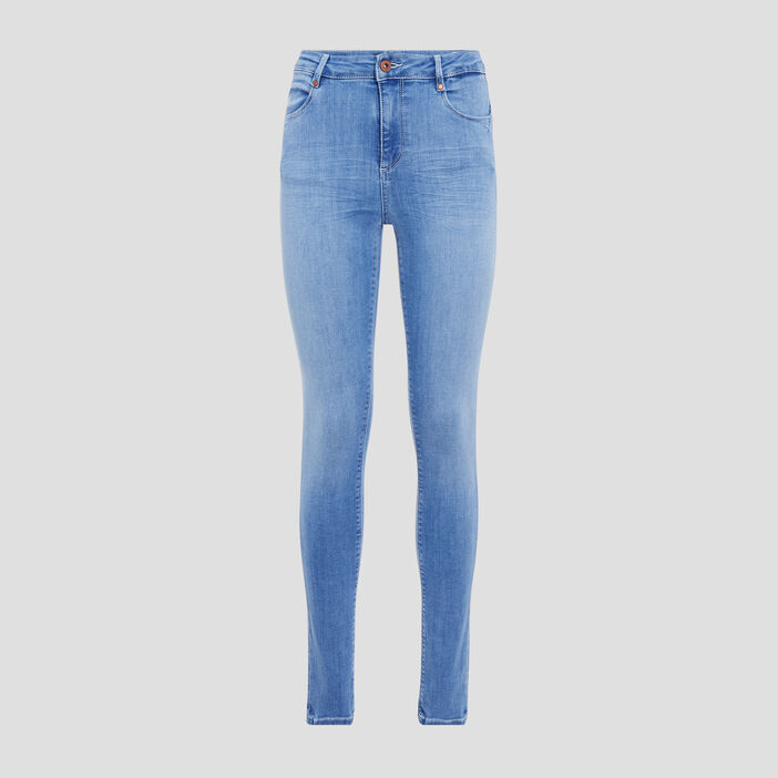 Jeans skinny 100% green denim used femme