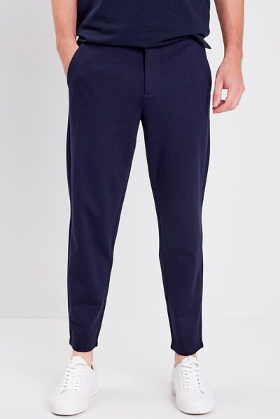 Pantalon chino bleu marine homme