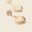 Boucles d'oreilles couleur or femme