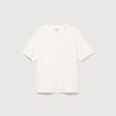 T-shirt ras de cou manches courtes ecru homme