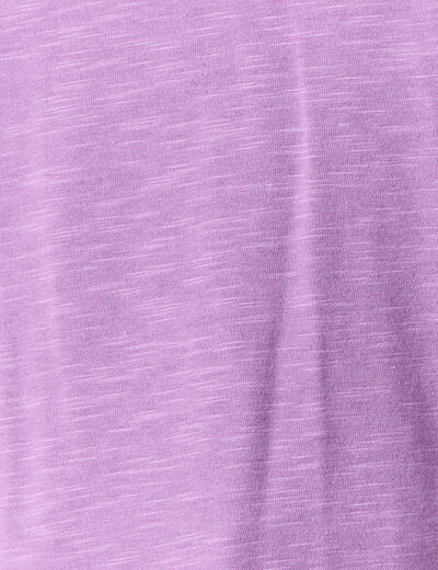 T-shirt manches courtes violet femme