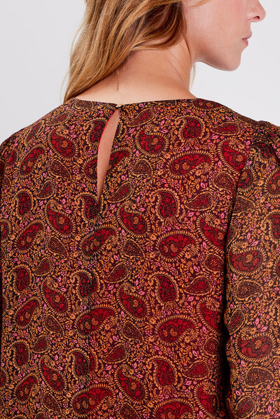 Robe droite éco-responsable noir femme