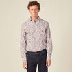 Chemise manches longues blanc homme