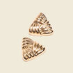 Boucles d'oreilles clous couleur or femme