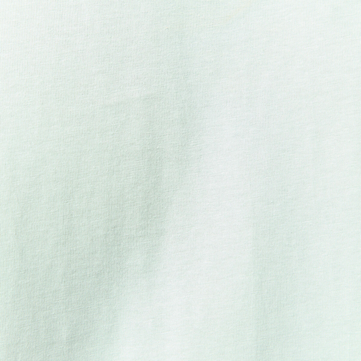 T-shirt en coton manches courtes vert pastel homme