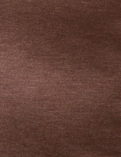 D&eacute;bardeur cintr&eacute; d&eacute;collet&eacute; sans manches marron femme