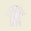 T-shirt manches courtes ecru femme