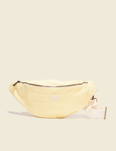 Sac banane jaune fluo femme