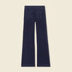 Jeans flare à pont denim brut femme