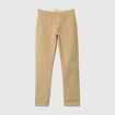 Pantalon straight velours longueur 32 beige homme