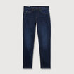 Jeans slim 5 poches longueur 32 denim brut homme