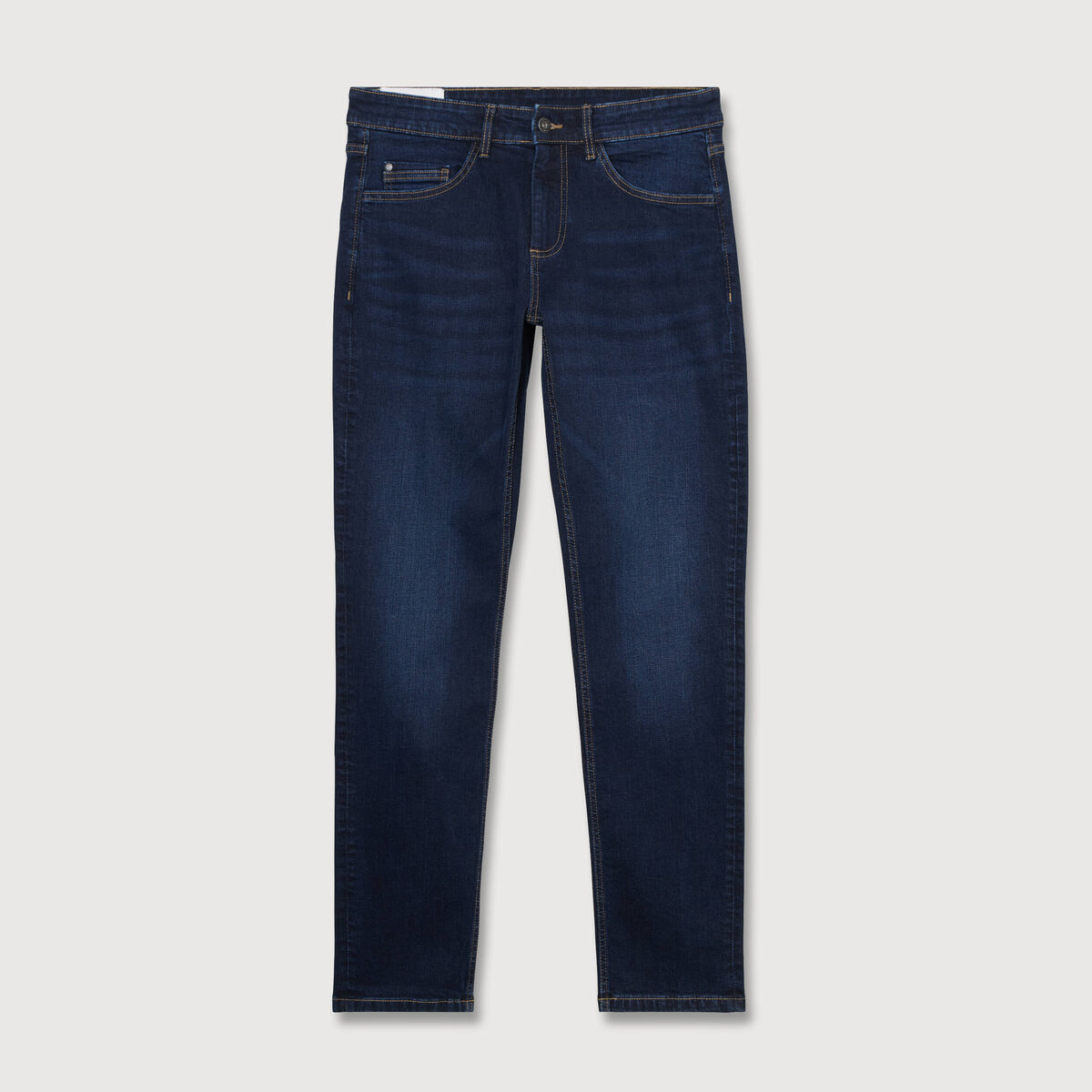 Jeans slim 5 poches longueur 32 denim brut homme