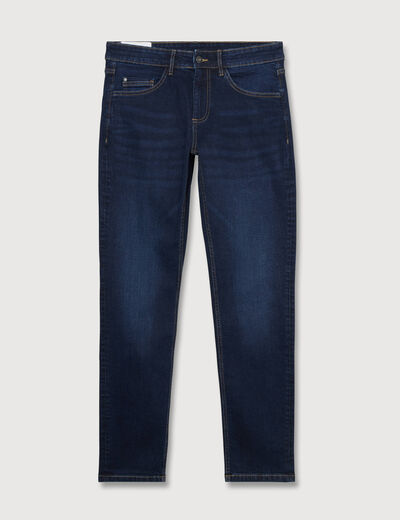 Jeans slim 5 poches longueur 32 denim brut homme