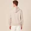 Sweat capuche éco-responsable gris homme